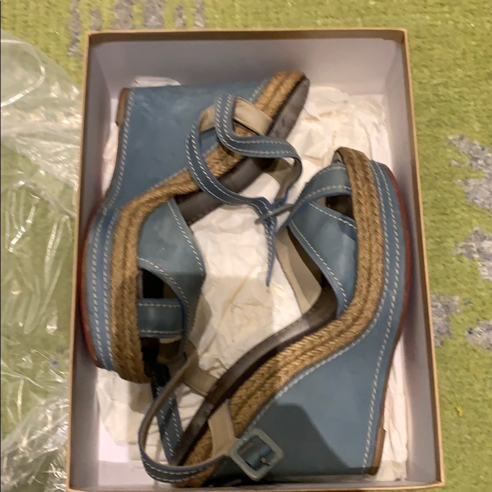 Christian Louboutin wedge sandals